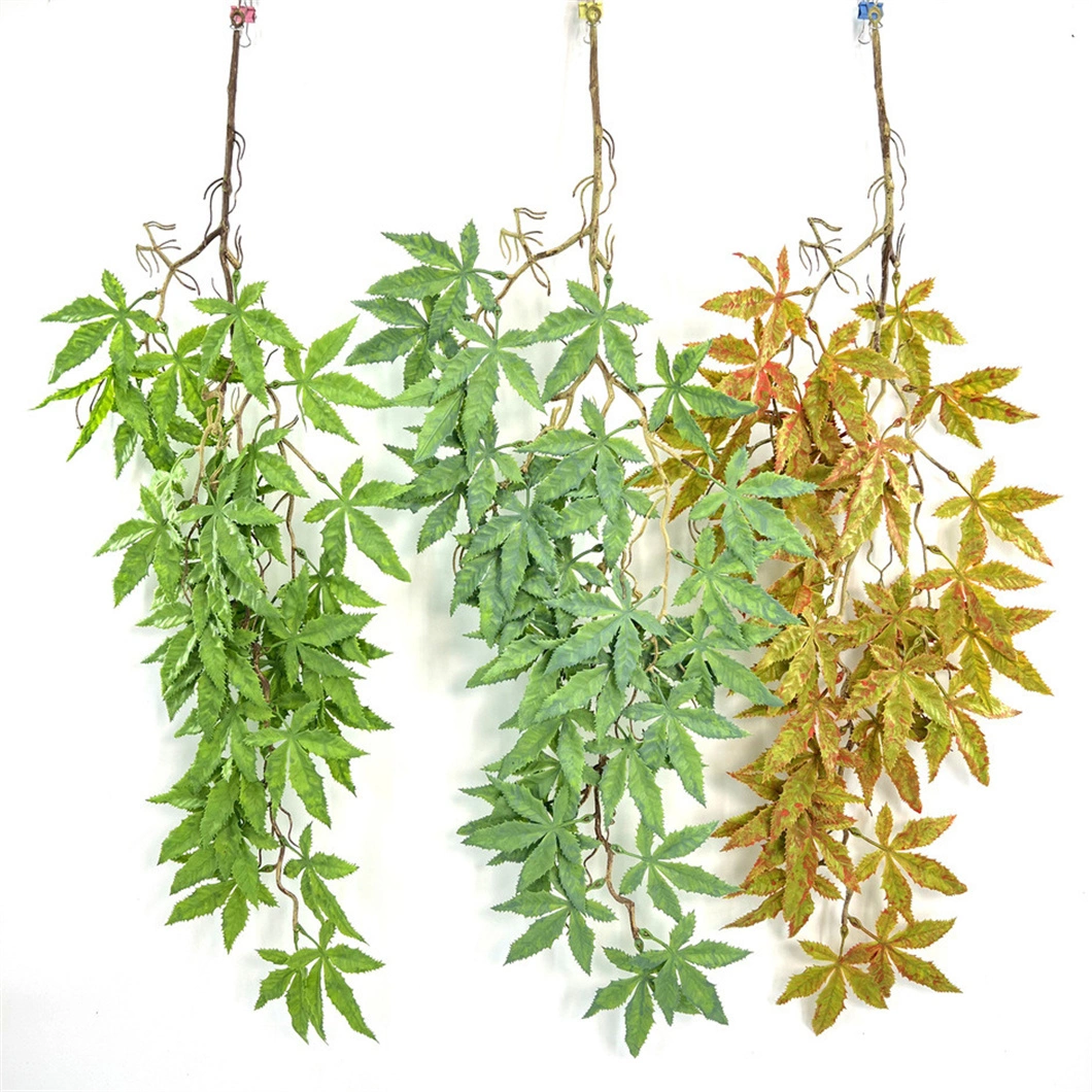 Artificial Willow Rattan Fern Foliage Vines Faux IVY Leaves Wall Hanging Succulent Plant