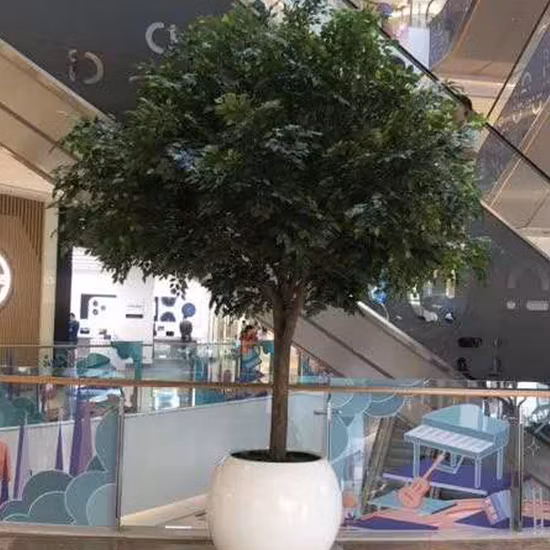Hotel unico decorativo grande albero artificiale per interni Lussureggiante Arboles Artificiales Banyan Tree