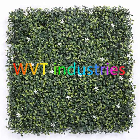 Viti da parete per piante verdi da giardino verticale imitazione fogliame di edera artificiale in plastica anti-UV